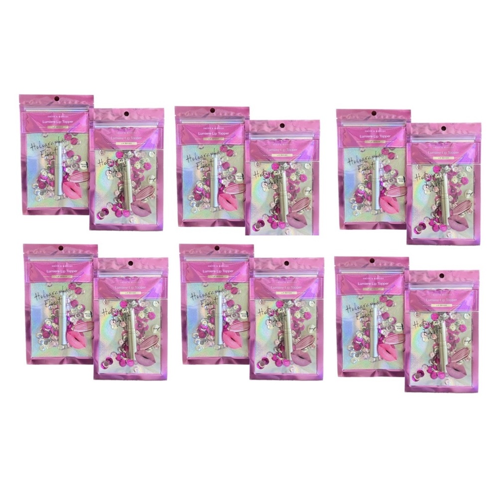 SMOKE & MIRRORS Lumiere Shimmer Lip Toppers Lipstick Set of 12 - 2 colors